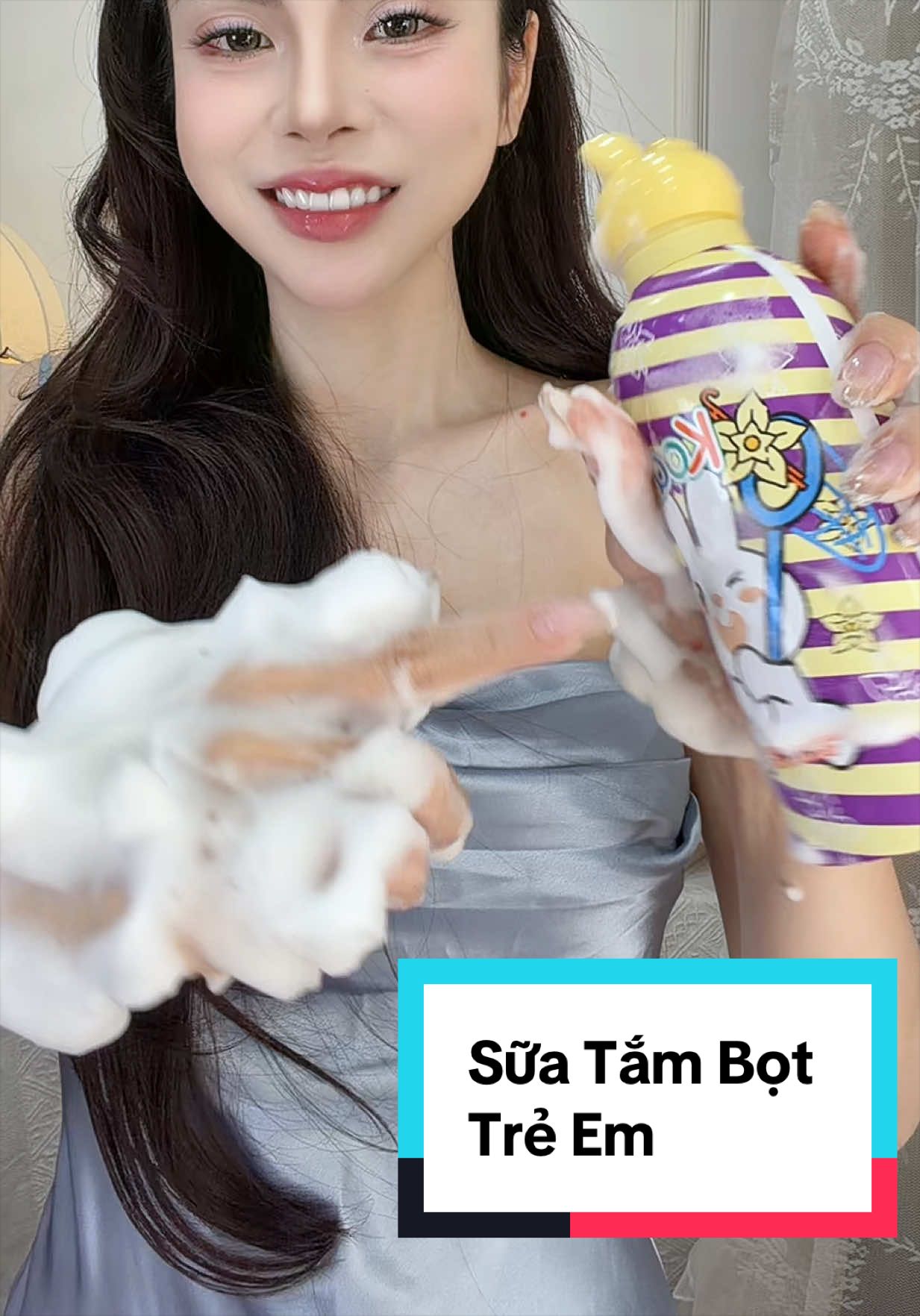 Sữa tắm bọt trẻ em thích mê🥰 #MaiThuHienBeauty #koai #suatamtaobot #suatamtreem #xuhuong 