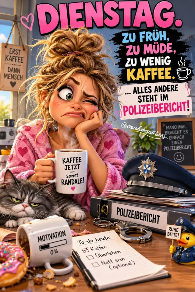 #fyp #foryou #gutenmorgen #dienstag #humor 