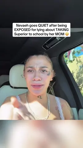 Nevaeh goes QUIET after being  EXPOSED for lying about TAKING Superior to school by her MOM 😳#blueface #fyp #viral 