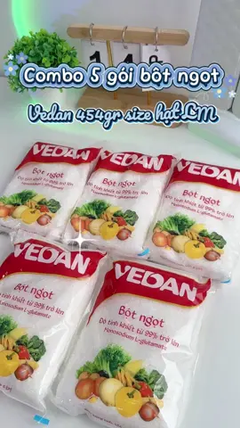 Bột ngọt vedan 454gr combo 5 gói tiết kiệm hẳn luôn nha, chiên xào kho canh món nào cũng ngon lắm í #botngot #vedan #botngotvedan 