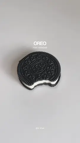 cute mini oreo pad 🤍💭 #notepad #mininotepad #memopad #stationery #cutenotepad 