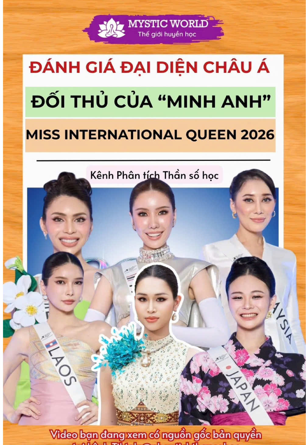 Đánh giá tiềm năng intop của đối thủ Minh Anh tại MIQ 2026 #phantichthansohoc #thansohocchuyensau #mysticworld #missinternationalqueen #miq 