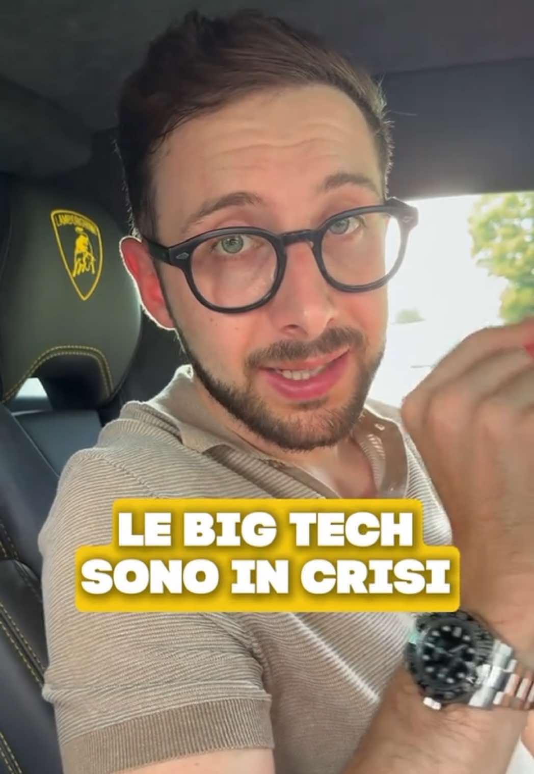 LE BIG TECH SONO IN CRISI? Disclaimer I contenuti forniti attraverso i nostri canali hanno esclusivamente finalità educative e informative. Non siamo consulenti finanziari autorizzati e nessuna delle informazioni condivise deve essere interpretata come consiglio finanziario personalizzato, raccomandazione d’investimento o sollecitazione all’acquisto o alla vendita di strumenti finanziari. Ogni decisione di investimento è a totale discrezione e responsabilità dell’utente, il quale è tenuto a svolgere le proprie ricerche e valutazioni indipendenti (principio del Do Your Own Research – DYOR). Gli strumenti finanziari, incluse azioni, criptovalute, derivati e altri prodotti di investimento, comportano rischi significativi, inclusa la perdita parziale o totale del capitale investito. Le performance passate non costituiscono garanzia di risultati futuri. Non disponiamo di informazioni sulle circostanze personali, patrimoniali o fiscali dei singoli utenti e le nostre analisi, opinioni o esempi si basano esclusivamente sulla nostra esperienza personale e su dati pubblicamente disponibili. Pertanto, prima di intraprendere qualsiasi decisione d’investimento, ti invitiamo a consultare un consulente finanziario professionista autorizzato e a valutare attentamente la tua situazione personale. . . . #investimenti #azioni #criptovalute #bitcoin