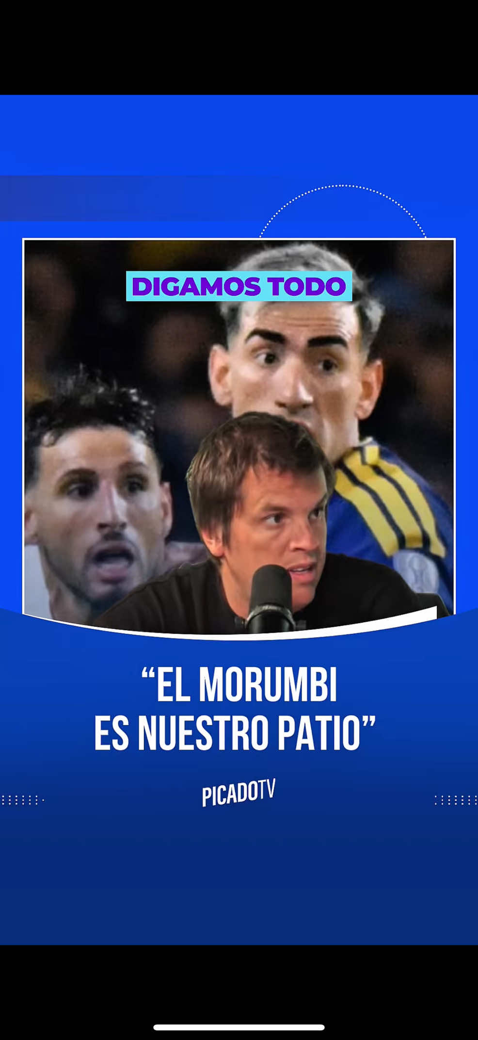 🔥🏟️ GUSTAV: “EL MORUMBI ES NUESTRO PATIO, GANAMOS SIEMPRE AHI”  📲 No te pierdas “Digamos Todo” en el canal de YouTube de Picado TV #PicadoTV #FútbolArgentino #Boca #river #xeneize 