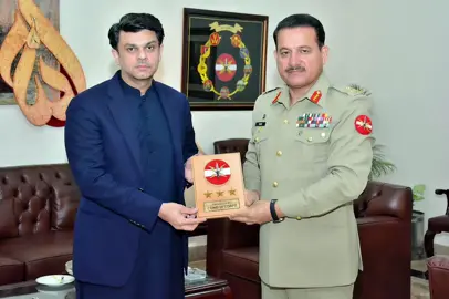 An honour to call on Lieutenant General Imdad Hussain Shah, Corps Commander Gujranwala. A valuable exchange of views on matters of mutual interest. Grateful for the warm hospitality. #PakistanArmy #Pakistan #JawadSohrabMalik #Islamabad #foryoupage 