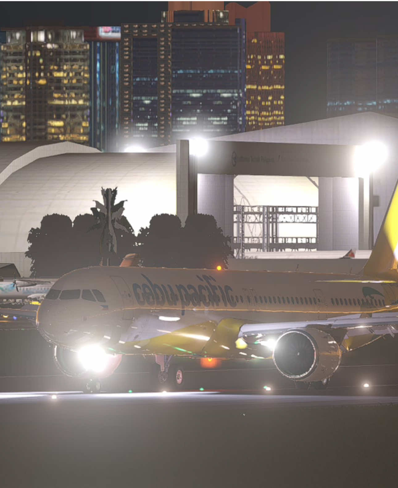 Positive landing into Manila’s RWY24! #aeignkamote #Xplane12 #FlightSim #aviation #airbus321neo 