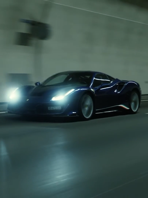 Nightdrive in a Ferrari 488 Pista @_t4our_ #ferrari #488 Pista #latenightdrives #supercar #cartok