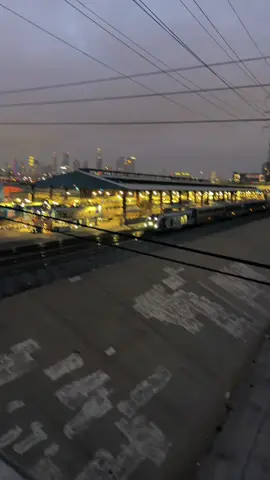 #fyp #dtla #foggy #train 