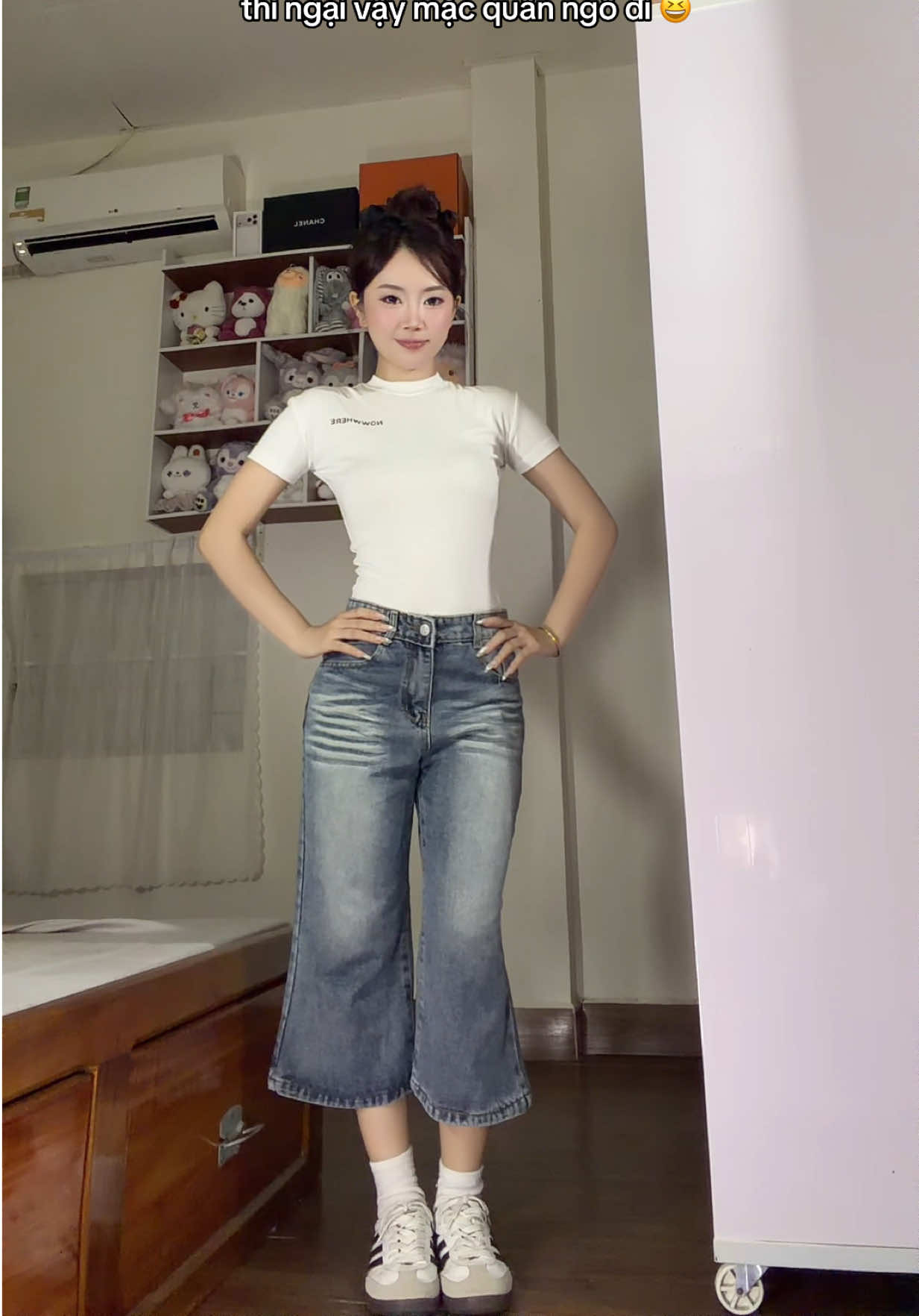 Vừa cute mà vừa mát @LIULIU STUDIO #quanngo #fyb #viral #outfit 