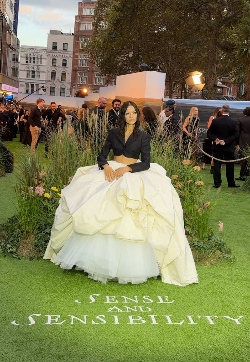 Esmé Creed-Miles gracing the red carpet at the World Premiere of SENSE AND SENSIBILITY. In Cinemas September 25.