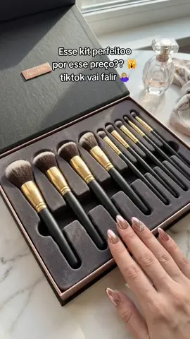 kit de pincel perfeitooo #beleza #maquiagem #itgirl #grwm 