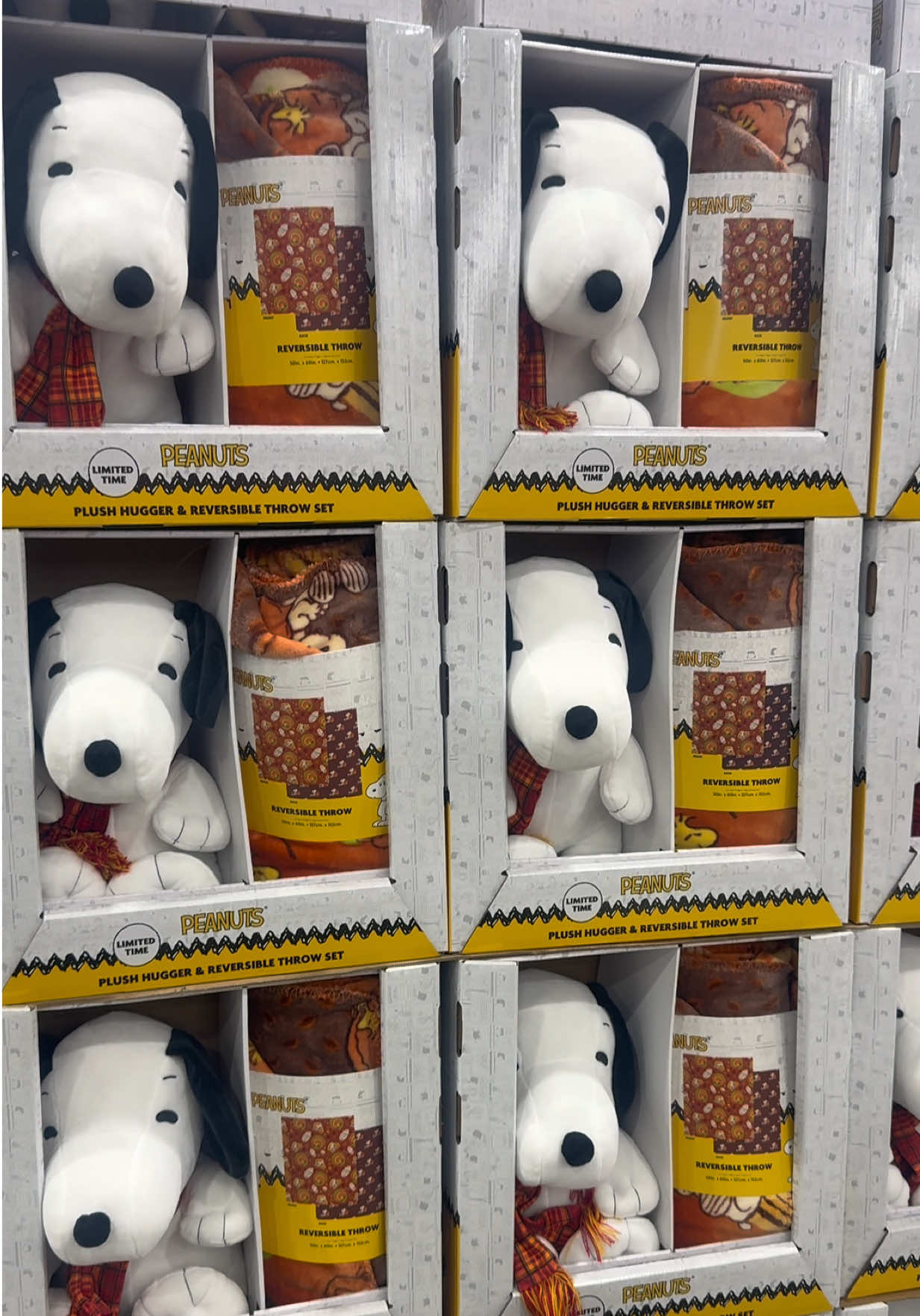Didn’t get the Starbucks snoopy cup but at least I got this cute set from Costco 🥺🧡 #peanuts #snoopy #costcofinds #snoopyplush 