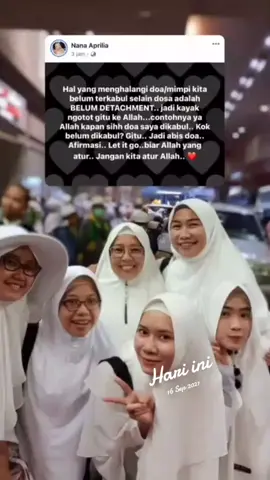 Hasil afirmasi positif.. umroh bareng berl family ♥️