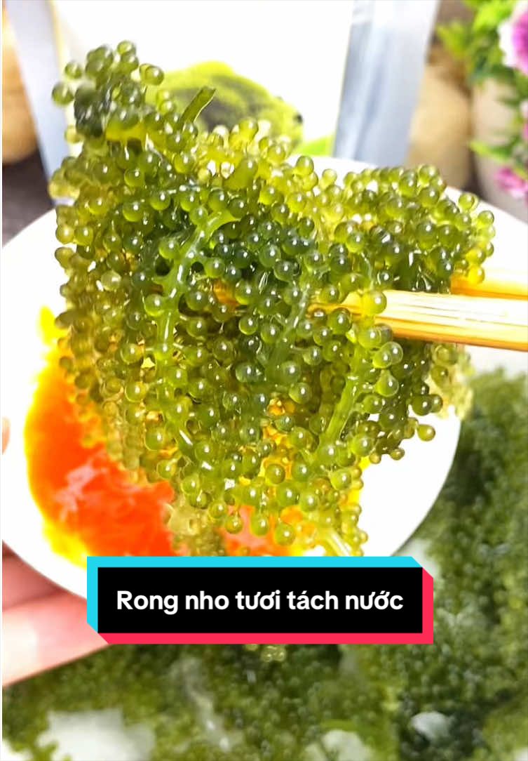 Rong nho tươi tách nước #momtaonho #xuhuongtiktok #rongnhotuoitachnuoc #rongnho 