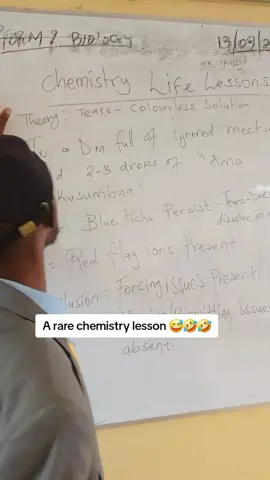 A very rare chemistry life lesson.  🤣😅🤣😁😆😆😆Mr omosa explains how to identify if you're forcing issues or not.🤣😅🤣Kisii university trending videos.  kisii university freshers. 1M views on trending.  Trending videos.  #bosayakenya #kisiitiktokres #kisiiuniversitytiktokers #creatorsearchinsights #KisiiUniversity 