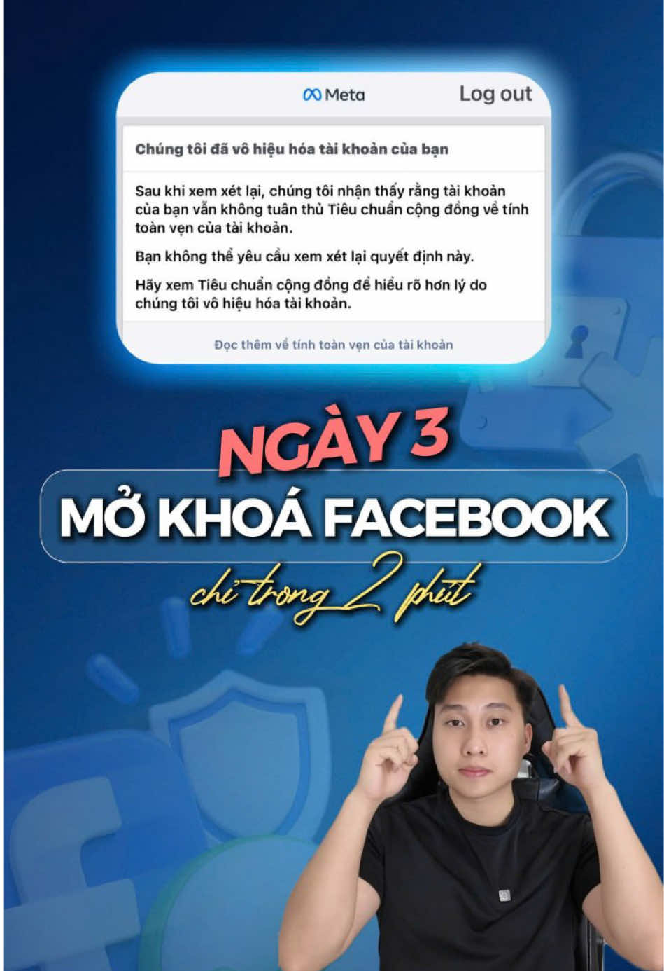 Cách Mở Khoá Tài Khoản Fb Bị Vô Hiệu Hoá FAQ Cực Nhanh Chóng #seriesmokhoafacebook #mokhoafbvohieuhoa #mokhoafaq #tcmedia368 