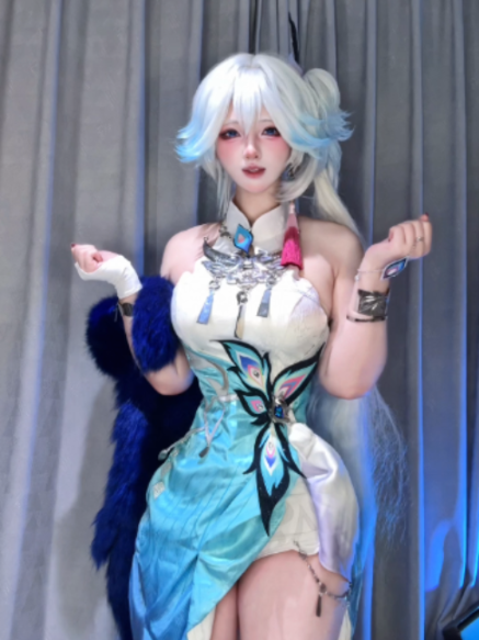 COS: Yaoguang | Honkaistarrail | #cosplay #cosplayanime #HonkaiStarRail #yaoguanghonkaistarrail #yaoguang #dance #cute
