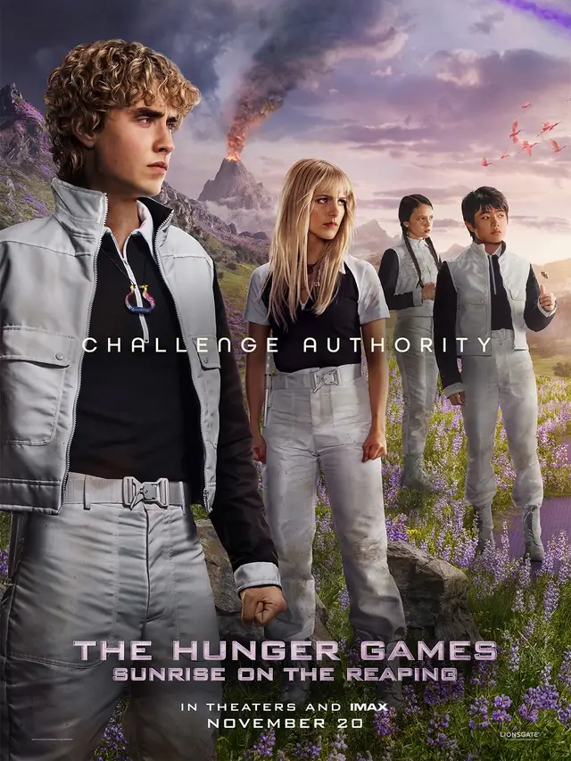 Challenge authority. Capitalize power. #TheHungerGames: Sunrise on the Reaping – at Megaplex & IMAX November 20, 2026.
