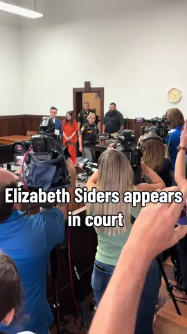 Elizabeth Siders made her first in person court appearance in Vinton County on Wednesday. She is the mother of the 16 children who were removed from their home in Hamden back in June. She was a arraigned today on four new sex abuse charges including sexual battery and unlawful sexual conduct with a minor. The allleged victim is not one of her kids and the allegations date back to 2022. #ohio #crime #vintoncounty #siders 