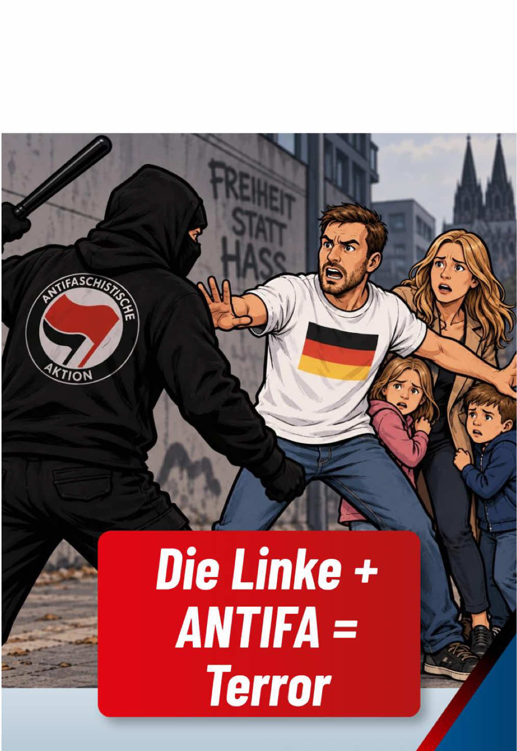 Die Linke + Antifa = Terror. Ein abgesagter Bürgerdialog, weil der Wirt Angst um seine Familie hat und sich gezwungen sieht mit ihnen abzuhauen?  Die Nachfolger der SED haben wieder eine tolle Leistung abgeliefert. Unfassbar diese Zustände in unserer Demokratie. Aber die Linke kündigen es ja auch immer wieder an.