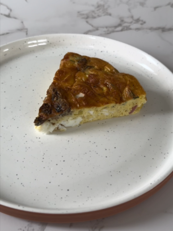 The best kind of cooking is the low-effort, high-reward kind. This air fryer frittata whisks together eggs, a splash of cream, and whatever toppings you have on hand, then sets up in about 15 minutes, no stovetop required. Protein-packed, customizable, and perfect for an easy brunch or make-ahead breakfast.