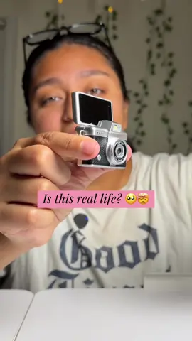 Obsessed with my mini camera 💕 #minicamera #camera #minidigitalcamera #digitalcamera #vlogging 