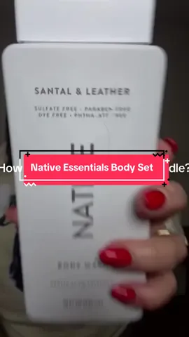 If you’re trying to be more intentional about what you use every day, grab this Native Santel and Leather bundle on TikTok.  The full size body wash shampoo and conditioner, deodorant.  They’re made with thoughtfully, chosen ingredients that are sulfate free, free, and dye free,    smells incredible and you’re getting the whole bundle at a great price. #tiktokshopfalldealsforyoudays #bfcm #tiktokshopcreatorpicks #nativetiktok #cleanfreshhype 