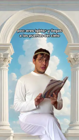 Ahí te va, San Pedro 🏳️‍🌈🪽 #humor #lgbt 