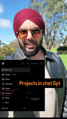 What's the meaning of projects in chatgpt, whats it's purpose? How can we make our lives easy by using it, it could be your personal assistant. #chatgpt #project #ai #punjabi #australia