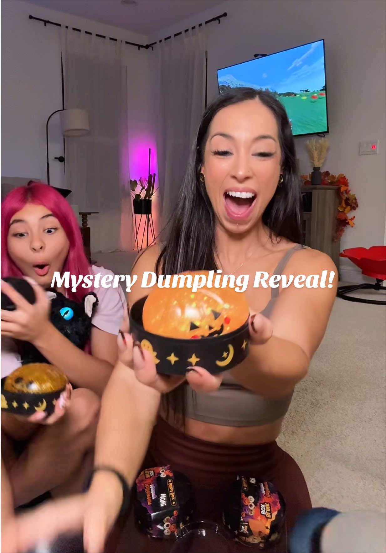 Mystery dumpling reveal 🎃🎃🎃 #mysterydumpling #squishydumplings #squishytoy 