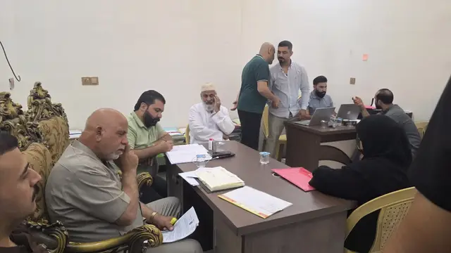 بتوجيه من السيد رئيس مجلس النواب العراقي هيبت الحلبوسي المحترم يواصل مكتب المحامين التابع له متابعة ملف قانون العفو العام واستقبال المواطنين والمراجعين والوقوف على طلباتهم ومتابعة قضايا المشمولين بأحكام القانون بما يسهم في إنجاز معاملاتهم وفق الأطر القانونية والإجراءات المعتمدة ويؤكد المكتب استمرار أبوابه في استقبال المواطنين وتقديم المتابعة القانونية اللازمة انطلاقاً من الحرص على خدمة أبناء المحافظة ومتابعة حقوقهم وطلباتهم #المكتب_الاعلامي  الاربعاء  2026/9/16