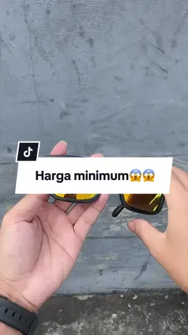 Kacamata berkualitas premium dengan harga yang minimum🤩🤩 #wibgajian #kacamatahitammodern #kacamatapolarized #kacamatapria #kacamatamurah 