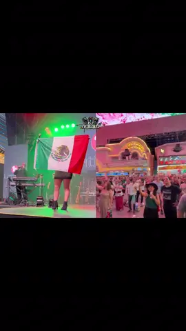 celebracion degrito  independencia de mexico  en la Fremont street de las vegas  #lafremont #independenciademexicoenlasvegas #fremontstreetexperience 