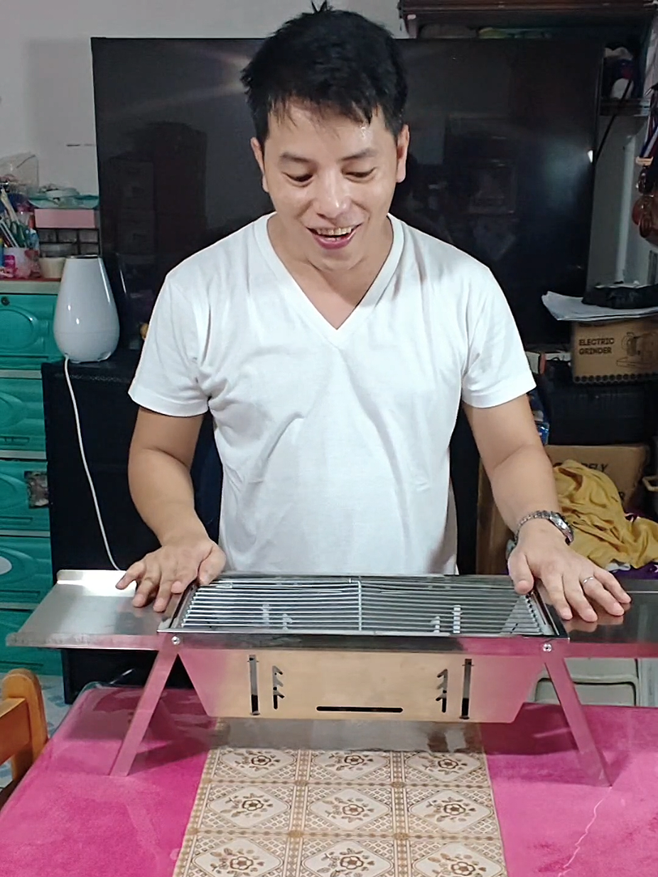 Folding Grill Stainless steel #foldinggrill #griller #barbecuegrill #ihawan 