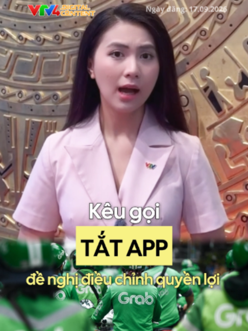 Tài xế Grab tại Việt Nam kêu gọi tắt app để đề nghị điều chỉnh quyền lợi. Vậy ở trên thế giới tỷ lệ ăn chia giữa hãng và tài xế đang ra sao? #vtv #vtv4 #tatapp #grab #shipper #taixe