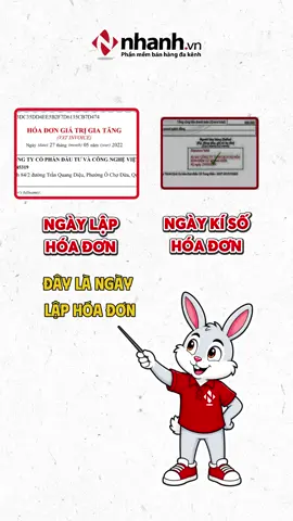 Ngày lập hoá đơn với ngày kí số hoá đơn khác nhau thì có được không? #hoadondientu #thue #thuehokinhdoanh #nhanhvn 