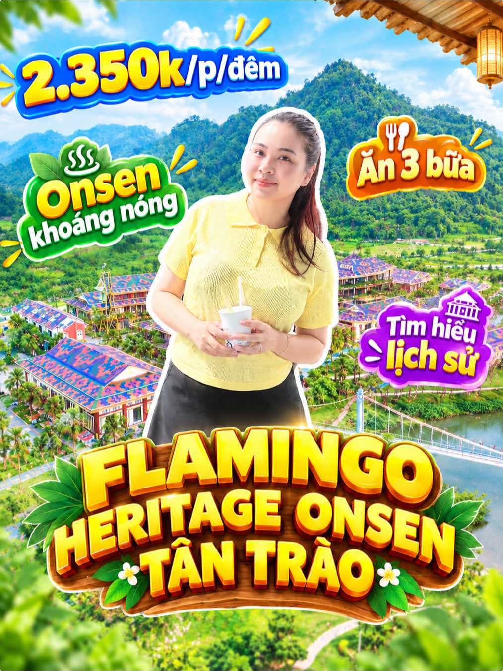 Flamingo Tân Trào là quần thể nghỉ dưỡng onsen cao cấp đầu tiên tại Tân Trào, Tuyên Quang. Du lịch nghỉ dưỡng kết hợp tìm hiểu lịch sử, rất thú vị đó các bác #flamingotantrao #flamingoheritageonsenresort #tantrao #tuyenquang #tiktoktravel 