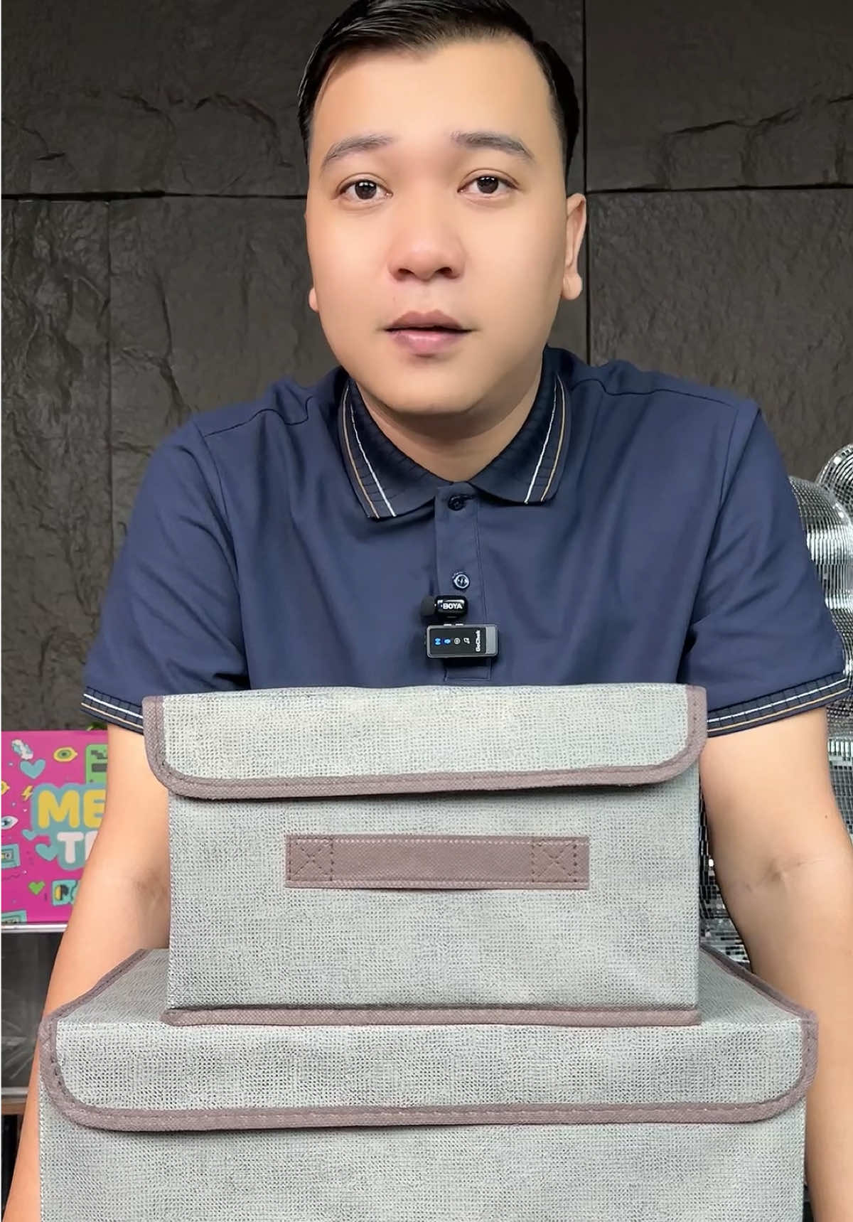 COMBO 2 Hộp vải đựng đồ đa năng đựng quần áo giày dép