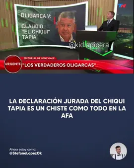 260916_LA DECLARACIÓN JURADA DEL CHIQUI TAPIA ES UN CHISTE COMO TOD