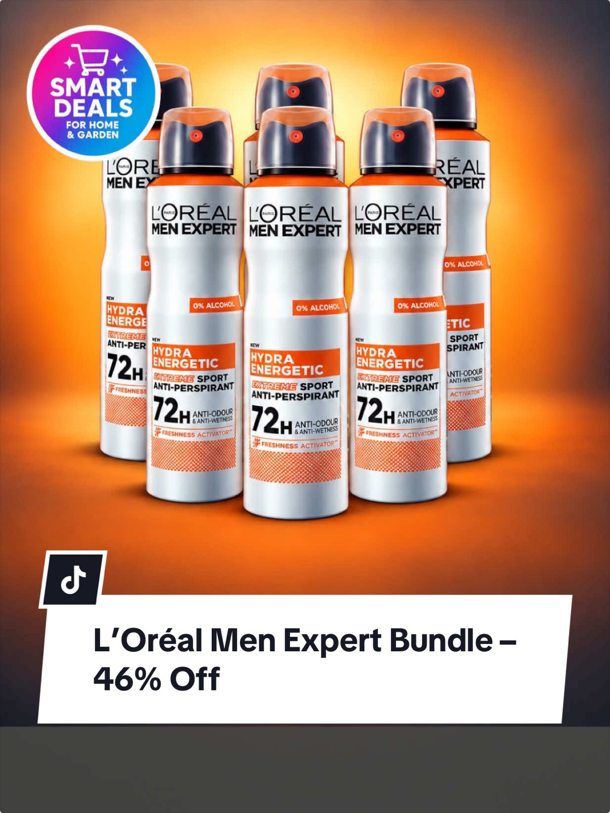 @L'Oréal Paris UK Men Expert Bundle – 46% Off 💪 Stock up on full-size 250ml antiperspirant sprays, including Hydra Energetic Extreme Sport with up to 72-hour anti-odour and 48-hour anti-sweat protection. It’s currently 46% off with free shipping. #LOrealMenExpert #MensGrooming #Antiperspirant #TikTokShopDeals #TikTokMadeMeBuyIt