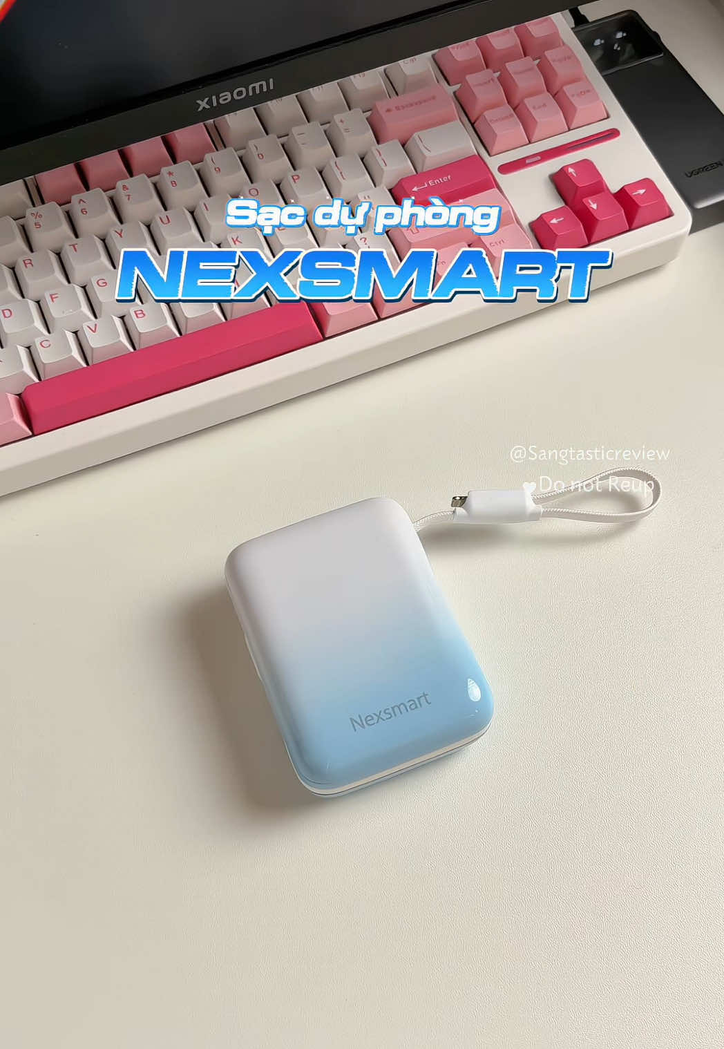 Sdp Nexsmart 20.000mAh, nhỏ gọn, tích hợp sẵn dây sạc tiện lợi, đáng dùng nha 👍😘🥰 #nexsmart #exsmart #sacduphong20000mah #sacduphong #pinduphong 