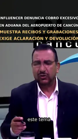 Influéncer denuncia cobros de la aduana del aeropuerto de Cancún por portar un dron. ##aduanas #cancun 