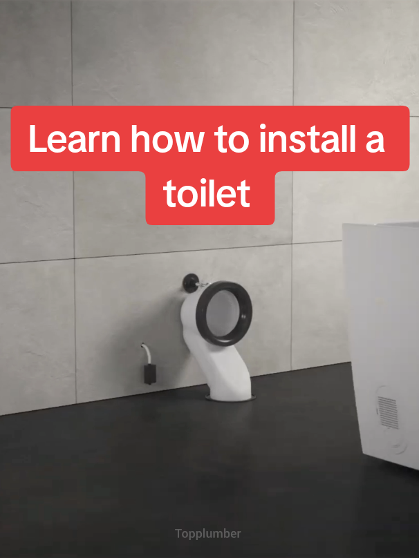 How to install a wall-hung toilet  #plumber #plumbing 