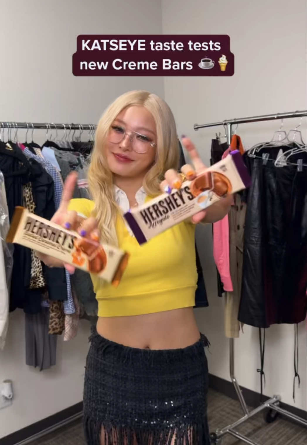 Our new Creme Bars meet their final boss: @KATSEYE 💅🏼🍫