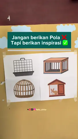 Untuk Kelas B, saya selalu membiasakan cukup memberi kertas kosong, isinya biar mereka berkreasi sendiri 🤗 #gurutk #gurupaud #idepembelajaran #gurukreatif 