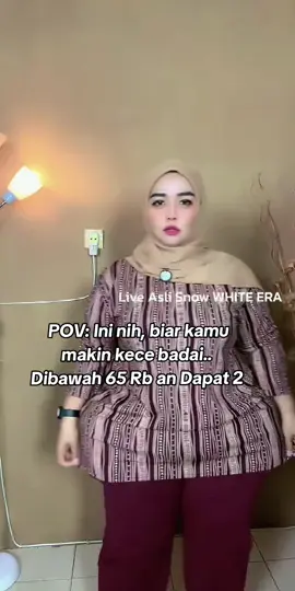 #tiktoklive #livehighlights Stelan baju kulot allsize ld 100-130 melar #stelanwanita #oneset  #recomanded 