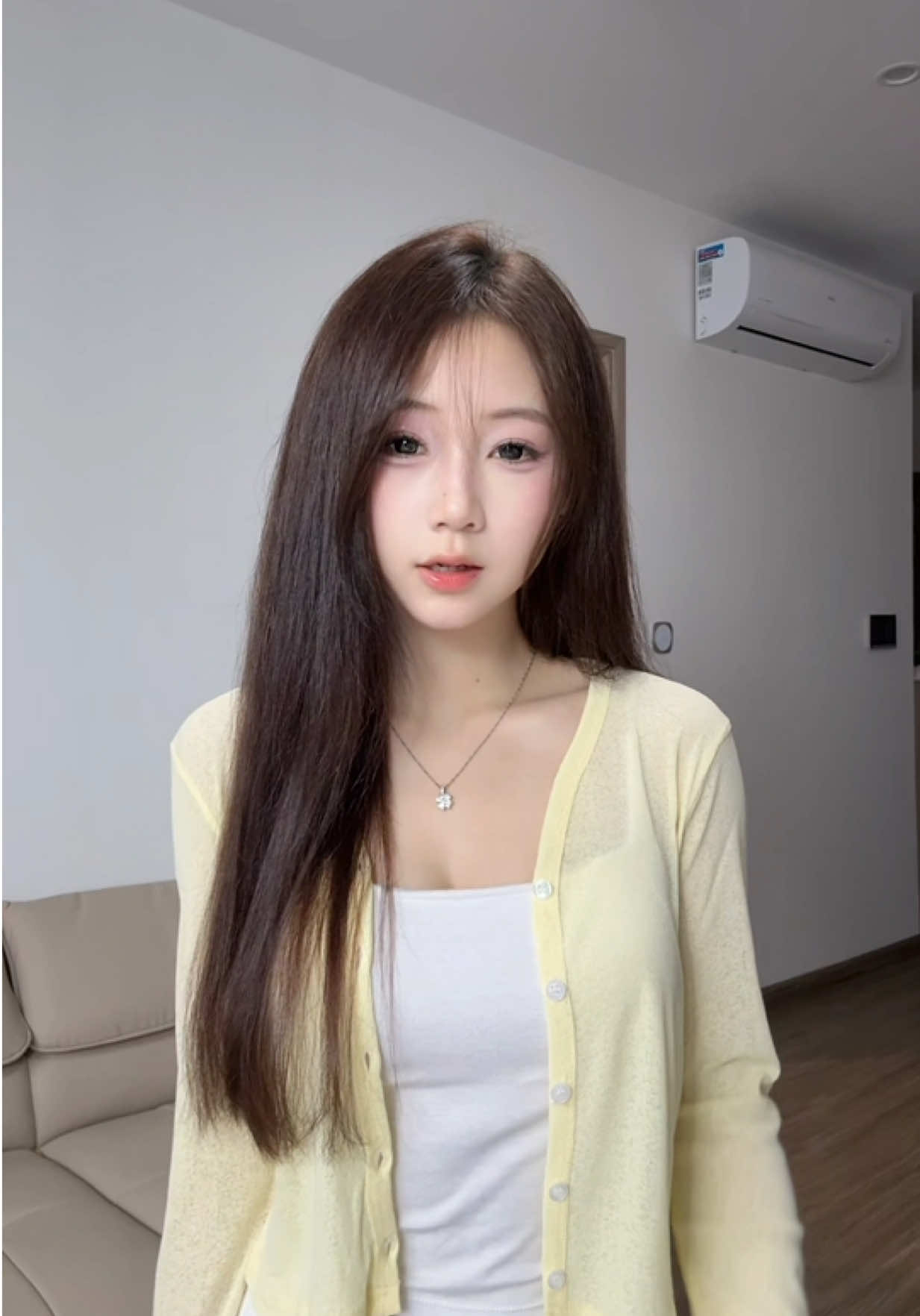 Áo khoác cadigan vàng chanh nhó #thoitrangnu #cadigan #xuhuong 