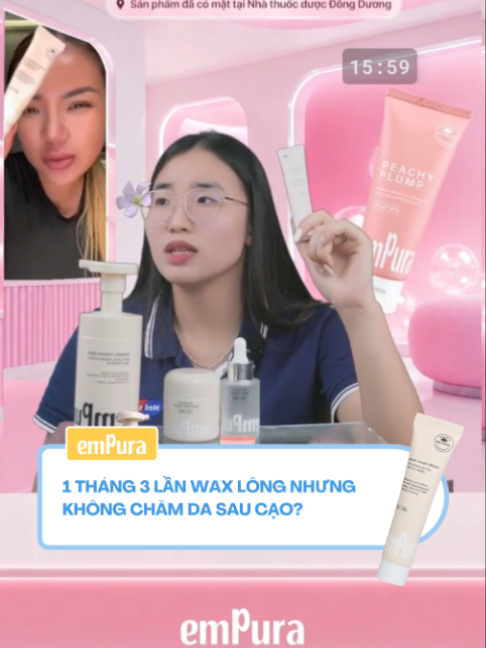 1 tháng 3 lần wax lông nhưng không chăm da sau cạo? #empura #kemsaucao #aftershave #chuanduoc #kemduongsaucao
