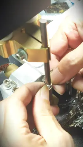 Copper rod butt welding machine 💍🏭#jewelry #machine #factory