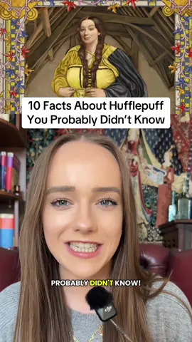 10 facts you probably didn’t tk know about Hufflepuff #harrypotter #HarryPotterTikTok #hufflepuff #hogwarts #hogwartshouses 